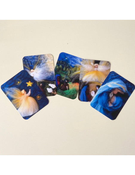 Decoratie kaartjes kerst