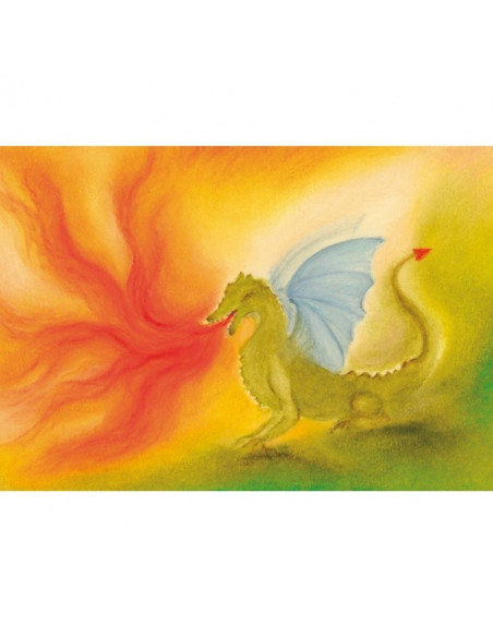 Ansichtkaart draak Baukje Exler