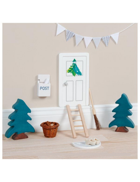 Kerst kabouterdeurtje