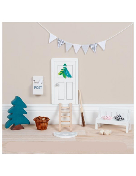 Kerst kabouterdeurtje