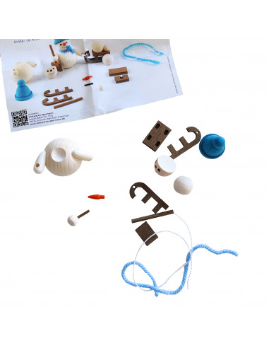 Sneeuwpop knutselset