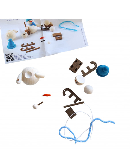 Sneeuwpop knutselset