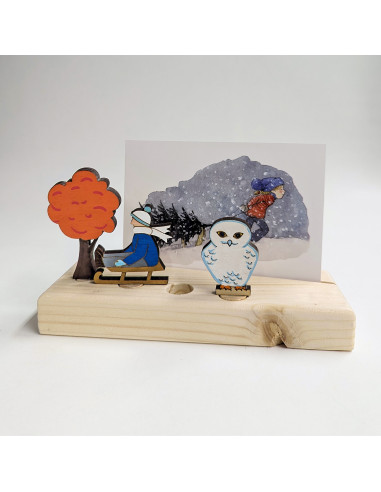 Ansichtkaart kerstboom Sanne Dufft