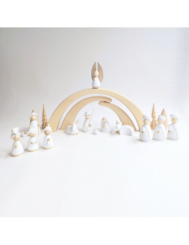 Kinderkoor modern wit