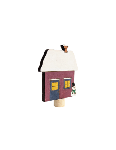 Sneeuw huis steker