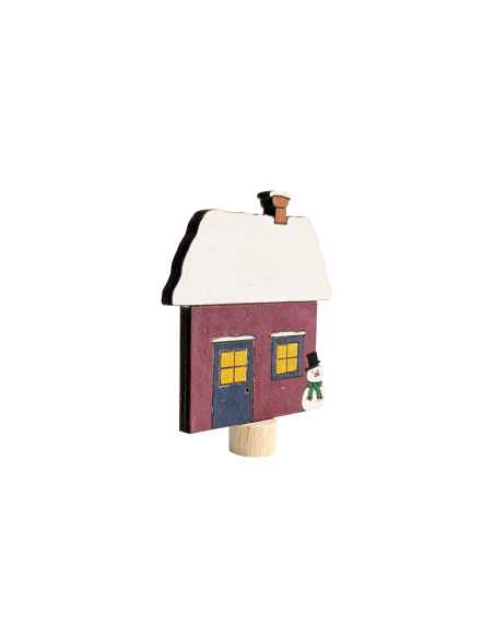Sneeuw huis steker
