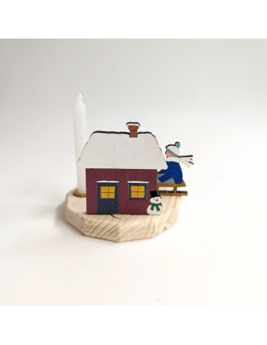 Sneeuw huis steker