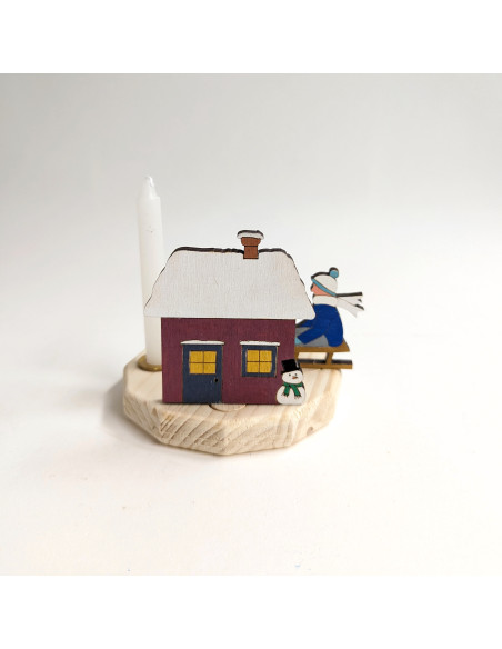 Sneeuw huis steker