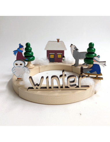 Sneeuw huis steker