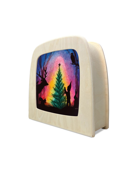 Kerstboom optuigen plaat voor seizoenslamp Vogel Geluk