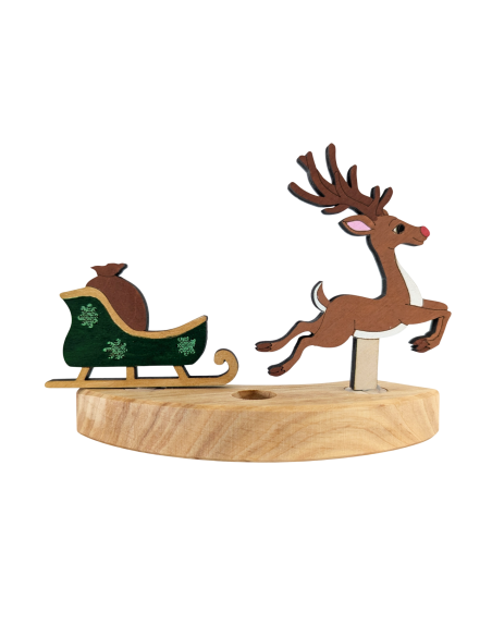 Kerstman slee steker