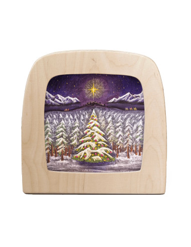 Kerstboom plaat voor seizoenslamp Nathaniel...