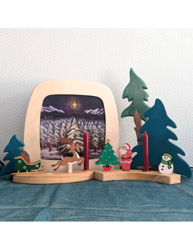 Kerstboom plaat voor seizoenslamp Nathaniel...