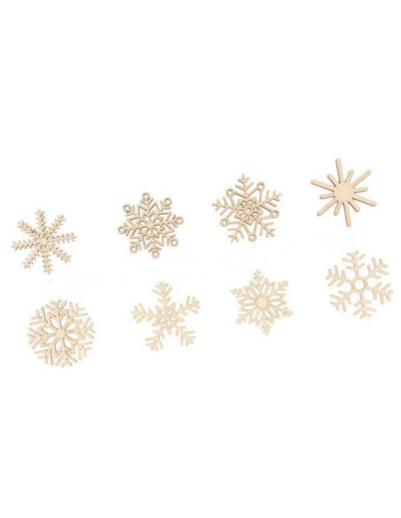 Mini figuurtjes sneeuwvlok