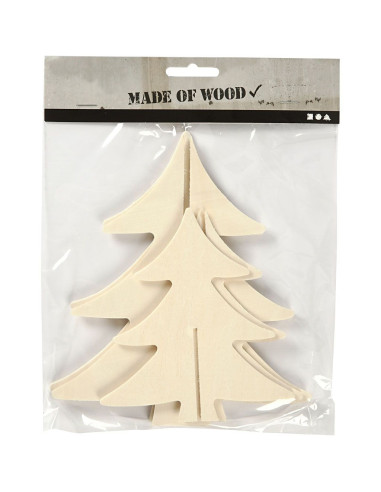 Knutsel kerstbomen set