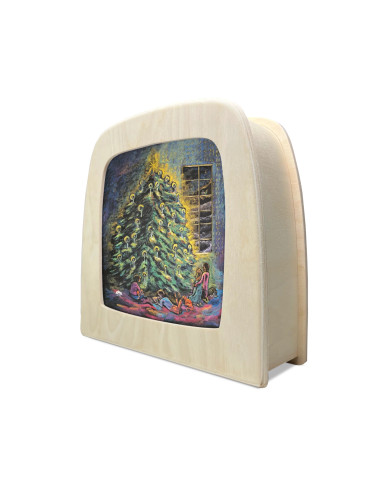 Kerstboom plaat voor seizoenslamp Kapitein Kalk