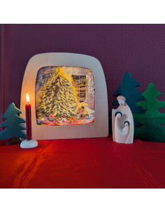 Kerstboom plaat voor seizoenslamp Kapitein Kalk 2