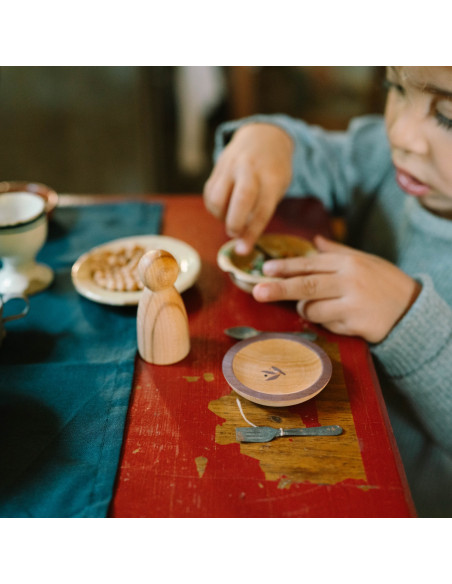 Houten bordjes