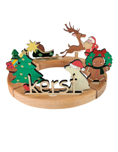 Kerstkrans steker