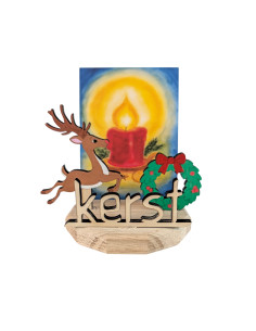 Kerstkrans steker 2