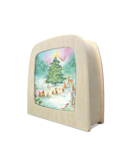 Kerstboom plaat voor seizoenslamp Anne Illustraties