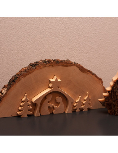 Kerststal Jozef en Maria groot