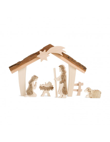 Kerststal hout Kerststal hout