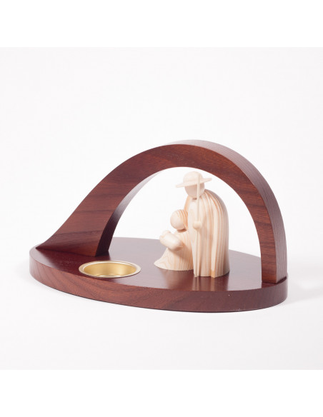 Kerststal met kaarsje Kerststal met kaarsje