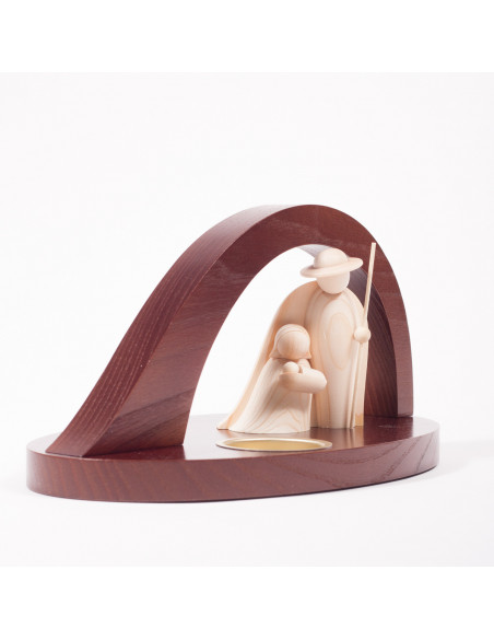 Kerststal met kaarsje Kerststal met kaarsje