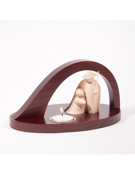 Kerststal met kaarsje Kerststal met kaarsje