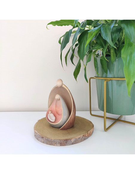 Jozef en Maria gestileerd