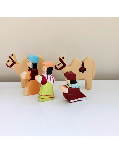 Kerststal handgesneden