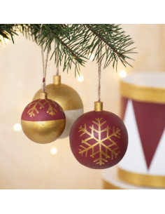 Houten kerstbal 2