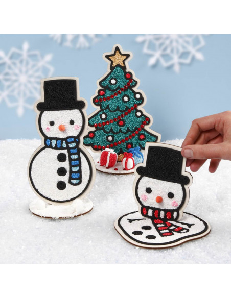 Inkleur kerstboom hout Inkleur kerstboom hout