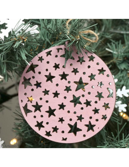 Kerstballen met sterren