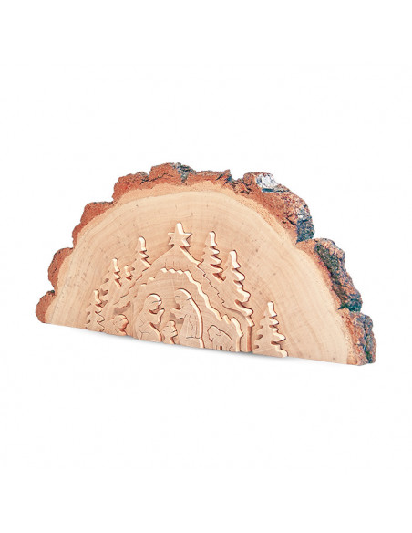 Kerststal houtplak