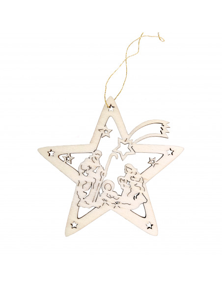 Kerstster met stalletje Kerstster met stalletje