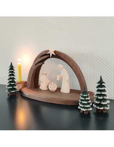 Kerstbomen gekleurd