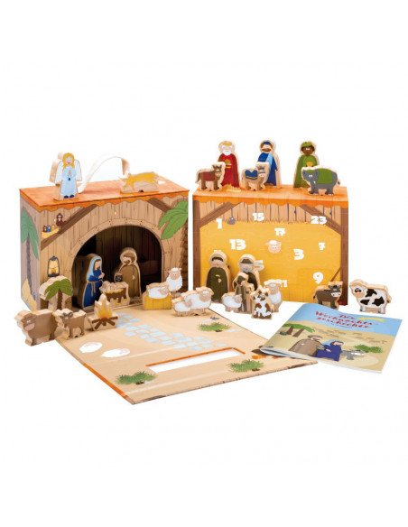 Kerststal adventskalender Kerststal adventskalender