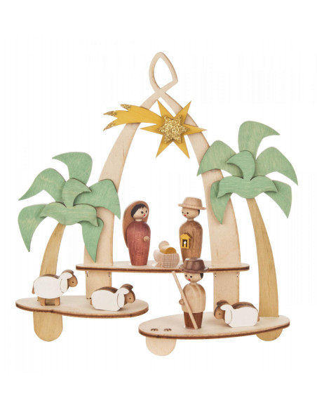 Knutsel kerststal verdiepingen Knutsel kerststal verdiepingen