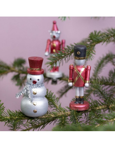 Sneeuwpop kerstboomhanger