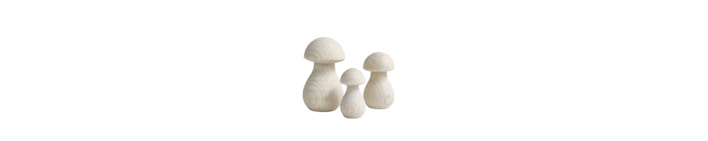 Knutsel paddenstoelen